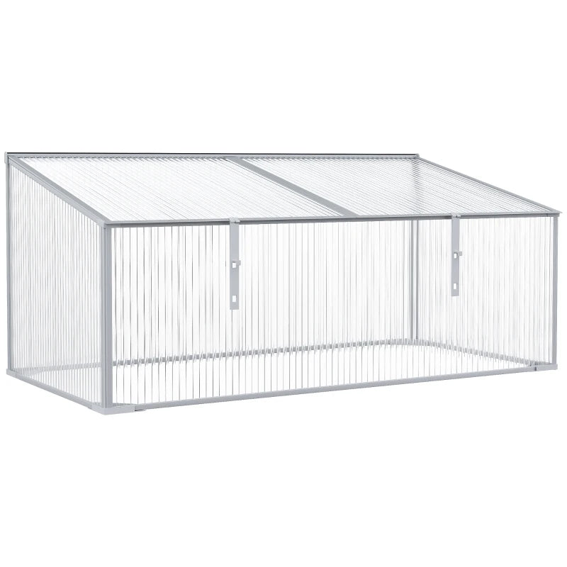 Green Polycarbonate Mini Greenhouse 99x60x44 cm