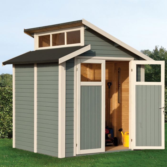 7x7 Skylight Shed Light Grey