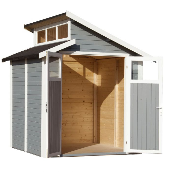 7x7 Skylight Shed Light Grey