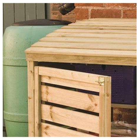 Outdoor Storage Box Shed - 1300 x 730 x 820mm