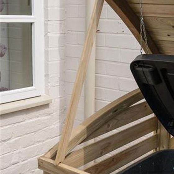 Outdoor Single Bin Store - Weatherproof