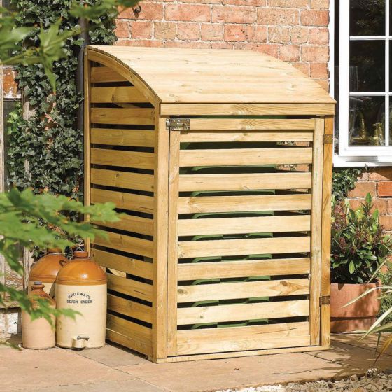 Outdoor Single Bin Store - Weatherproof