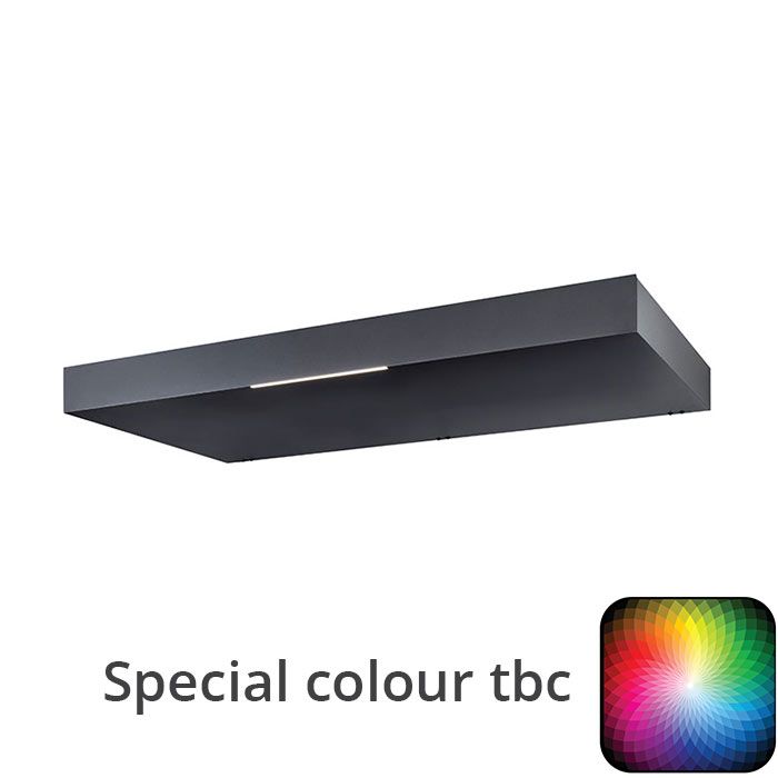 200x90cm Aluminium Canopy with LED Strip-Light – Bespoke Colour