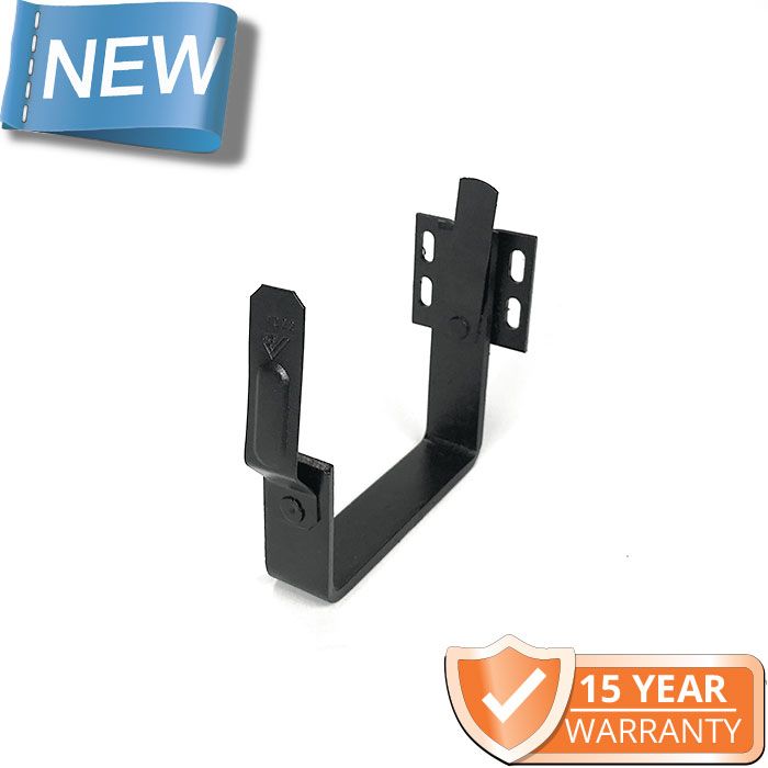 120x75mm Box Profile Black Galvanised Steel Fascia Bracket