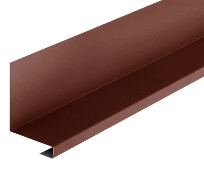Drip Tray Flashings in PVC Plastisol Finish - 3m
