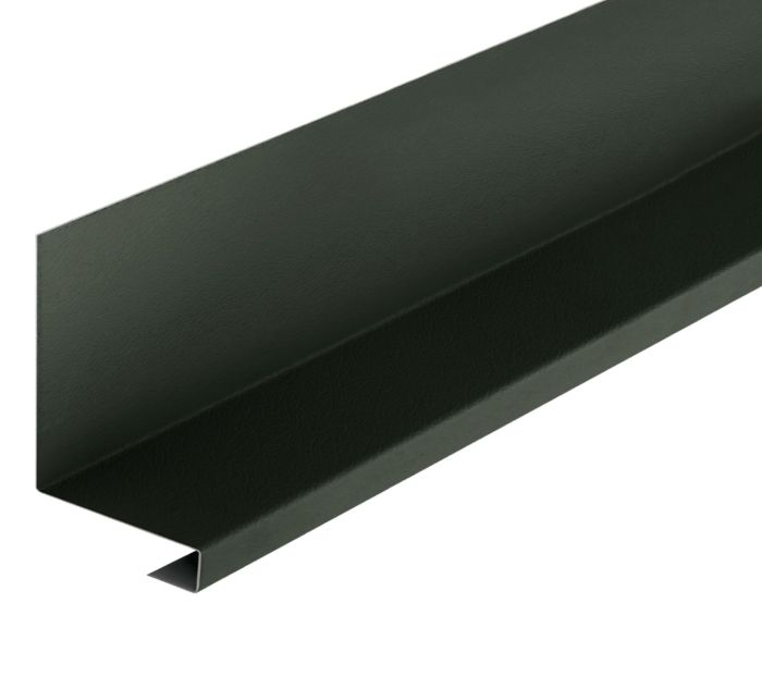 Drip Tray Flashings in PVC Plastisol Finish - 3m