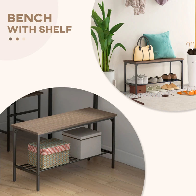 Stylish Four-Piece Dining Set with Table, Chairs, and Bench - Perfect for Modern Homes and Family Gatherings