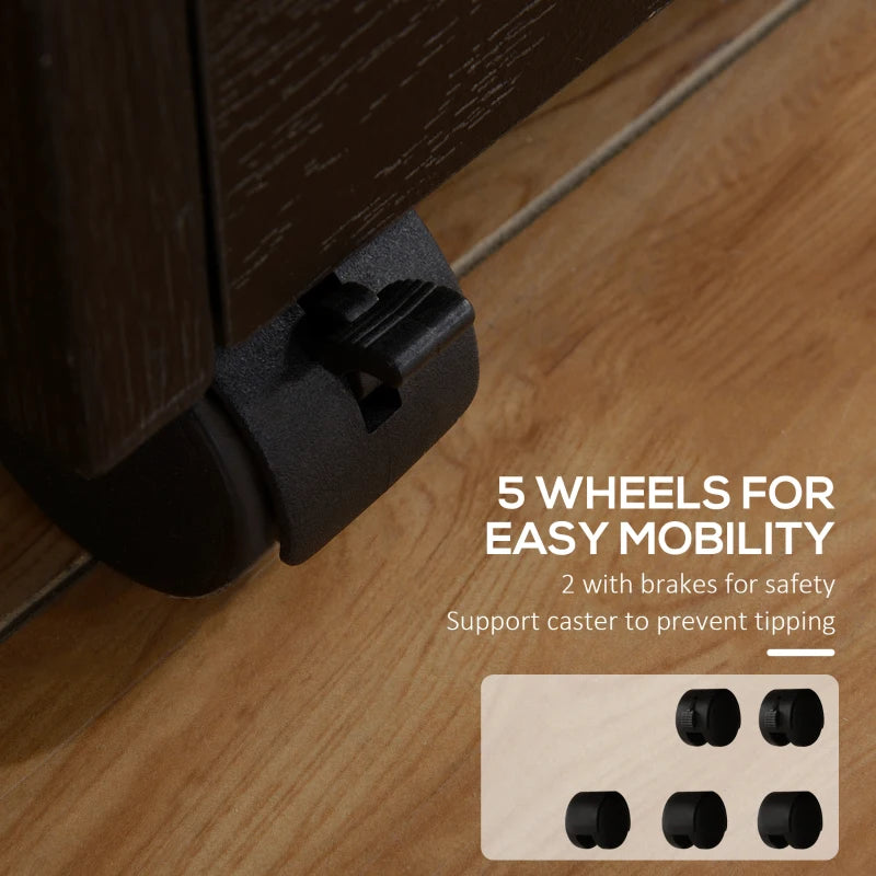 Secure Black Three-Drawer Filing Cabinet with Lock - Ideal for Home Office Storage and Organization