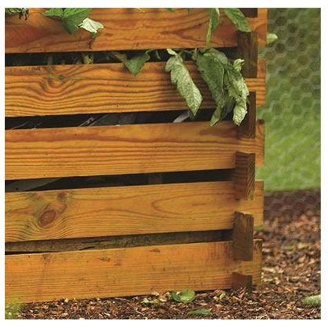 Budget Wooden Composter for Recycling