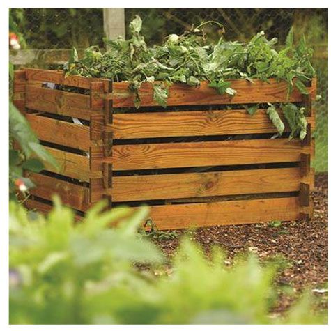 Budget Wooden Composter for Recycling