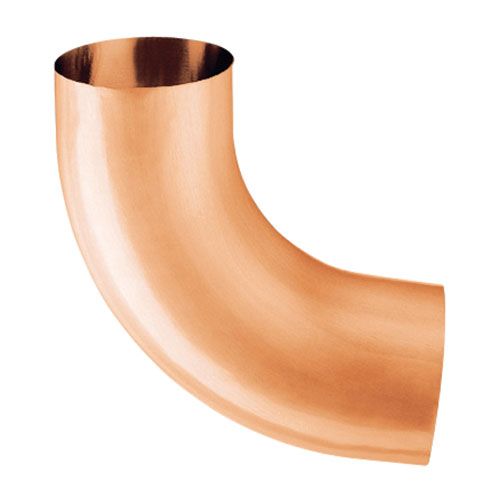 80mm Copper Downpipe 90 Degree Bend