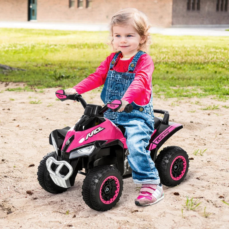 4-Wheel Ride-On Toy Car for Toddlers - Foot-to-Floor Sliding Motorcycle Walker for Kids 18-36 Months - Boys & Girls