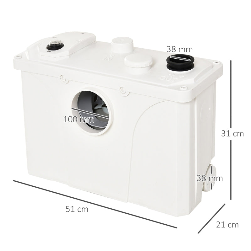 700W Sanitary Sink Basin with 4 Inlets