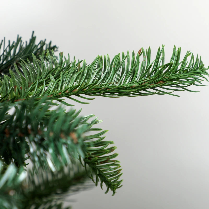 6ft Realistic Green Artificial Christmas Tree - Easy Assembly, Lifelike Branches for Holiday Decor