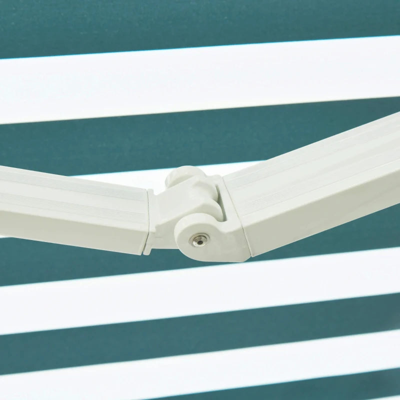 3m x 2.5m Striped Awning (Retractable)