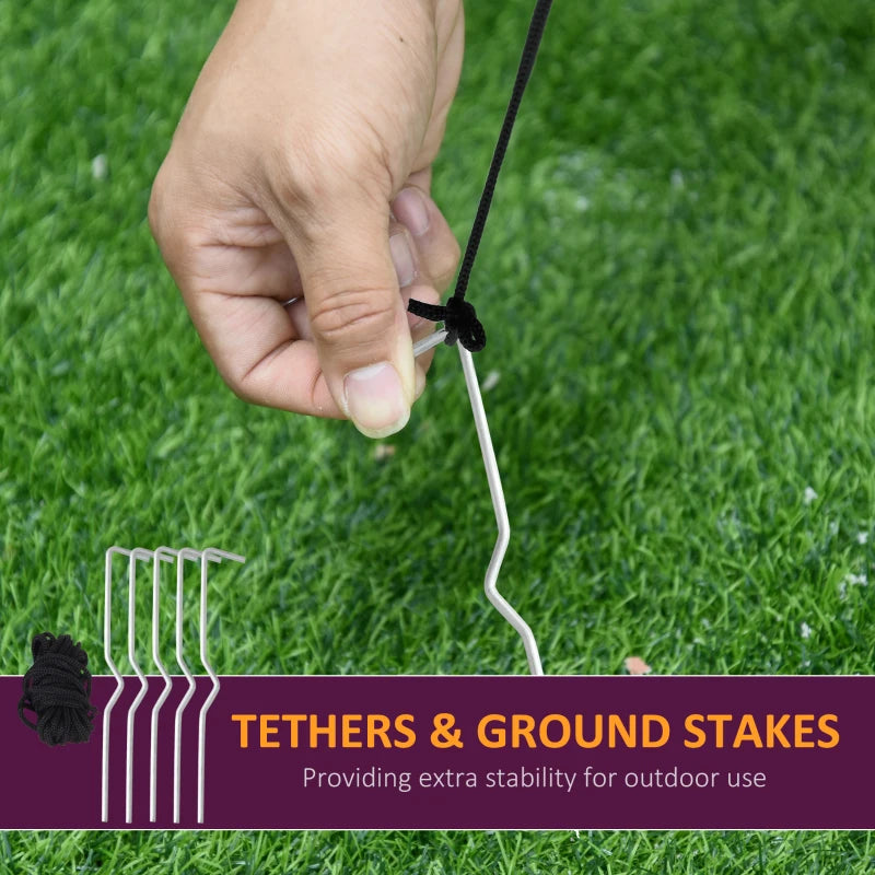 6FT Inflatable Halloween Ghost Decoration - Scary Floating Yard Lawn Decor for Outdoor Parties - 1.8m LED Lighted