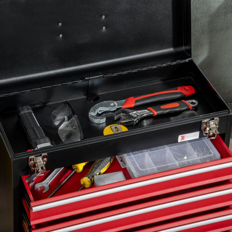 4 Drawer Lockable Tool Chest for Organizing