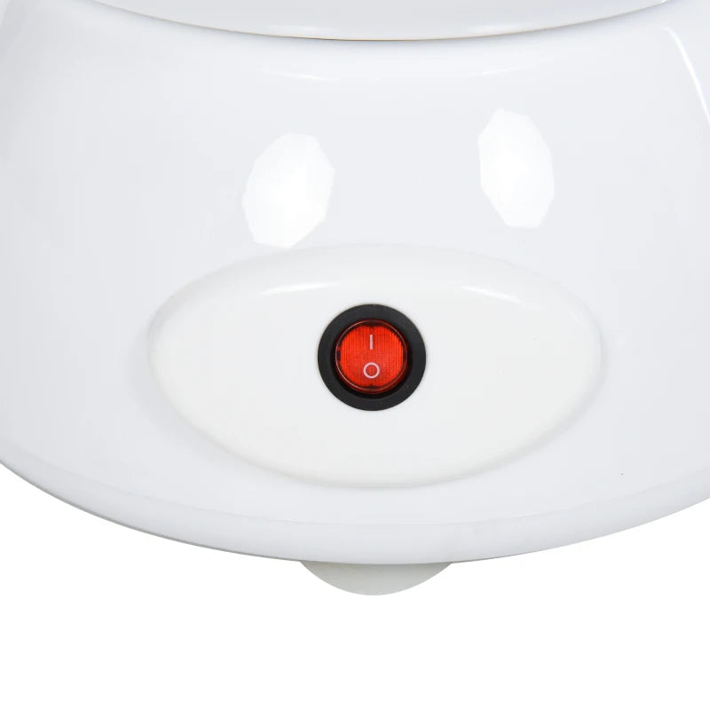 450W Electric Candyfloss Machine Kit - Non-Stick Plates, Fairground Fun for Kids & Adults, Perfect Party Gift, White Metal Body with Accessories