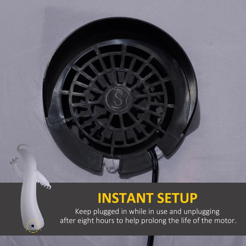 11.8ft Scary Inflatable Ghost Halloween Decoration with Accessories - Perfect for Spooky Outdoor Displays and Haunted House Decor