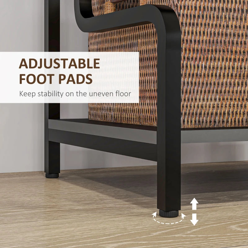 3-Tier Printer Stand with Storage Shelves - Black Printer Table for Home Office & Study, 55x40x77cm