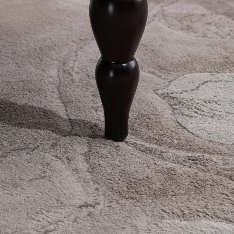 Vintage Button Tufted Chaise Lounger Sofa, Compact 2-Seater with Carved Legs for Bedroom or Living Room, Grey