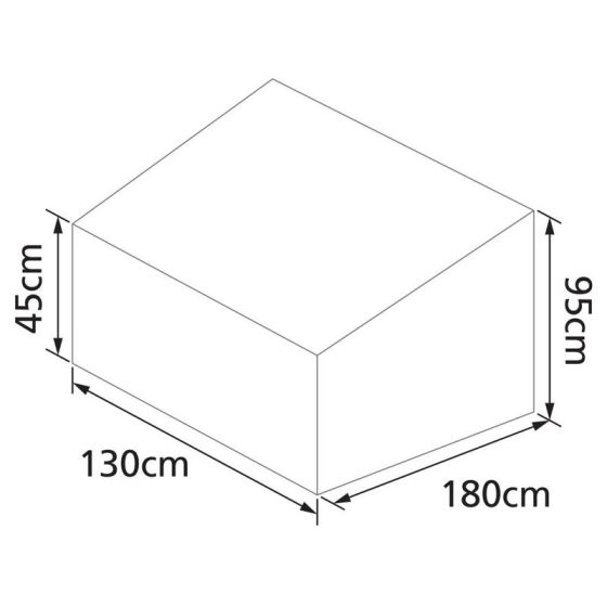 Rectangular Furniture Cover 130x180x95cm