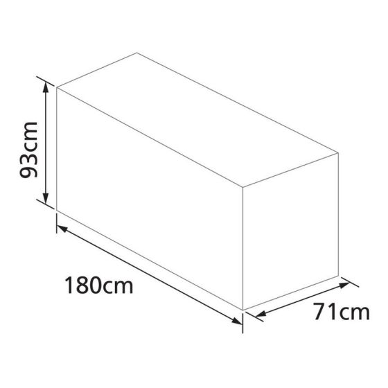 Rectangular Furniture Cover 180x71x93cm