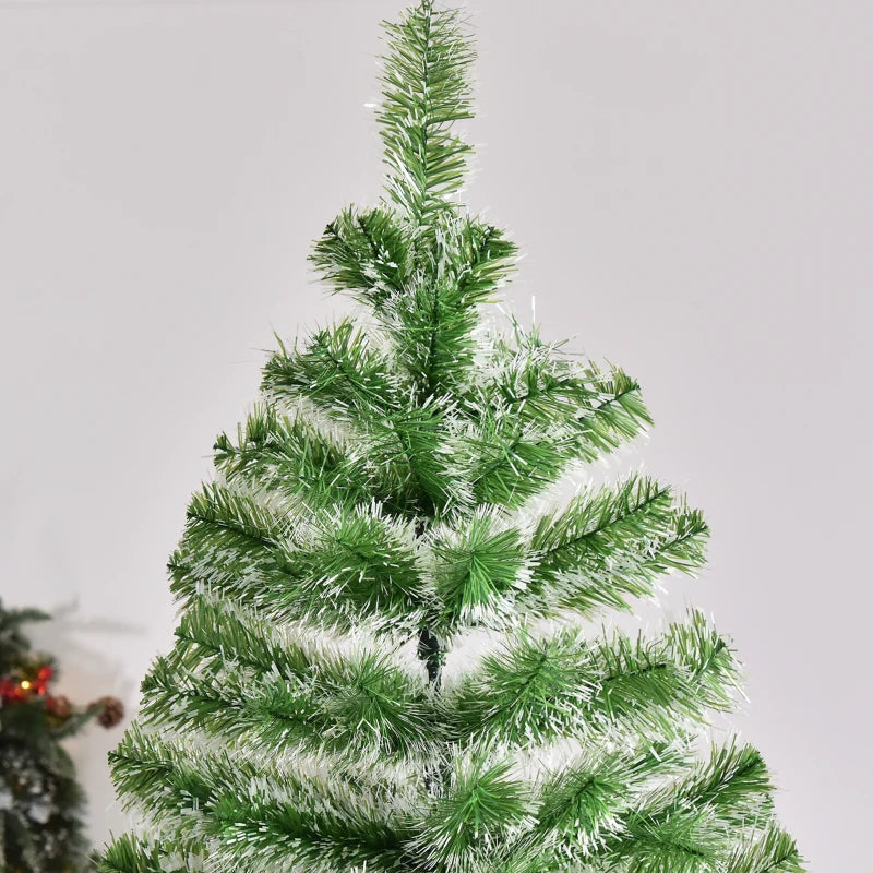 7FT Artificial Christmas Tree with Metal Stand - Perfect Indoor Holiday Decoration & Xmas Gift - Lush Branch Tips