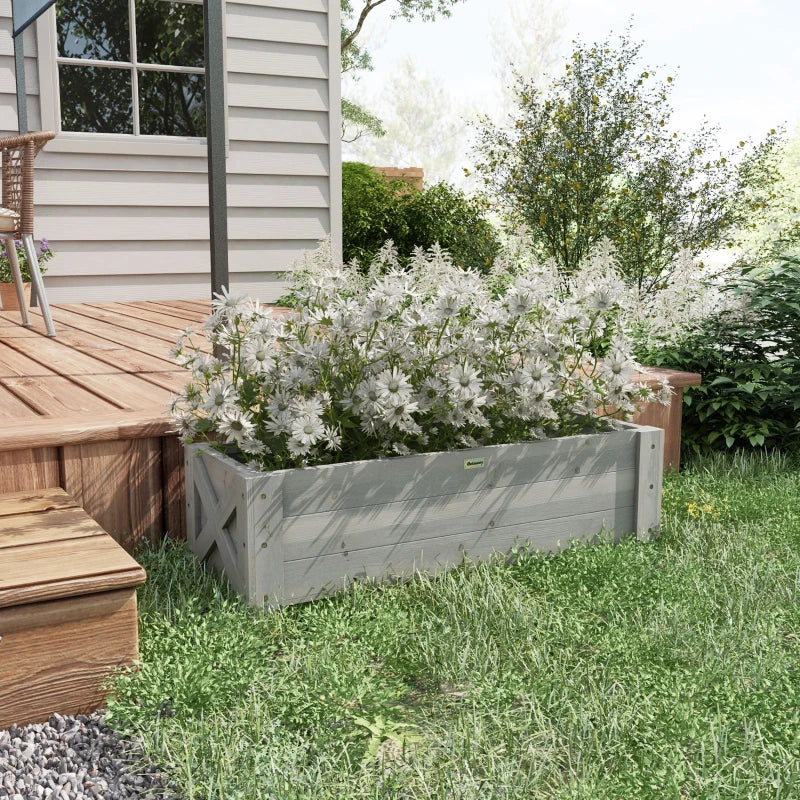 58L Garden Raised Bed Grow Container for Outdoor Plants
