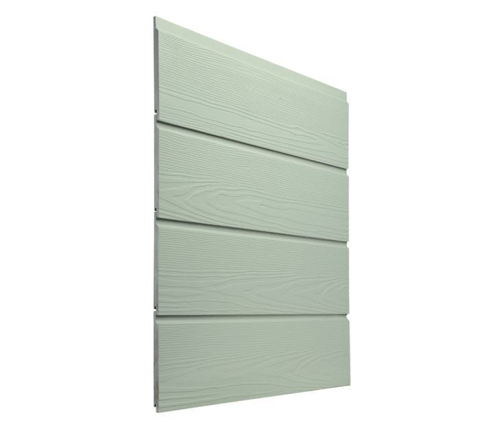 3.6m Fibre Cement Woodgrain Click Cladding Boards – Timber Look, Hidden Fix System