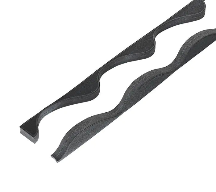 Pairs of Fillers to Fit 41/1000 Cladco Tileform Profile Supaseal (25mm) Black With 6mm Base