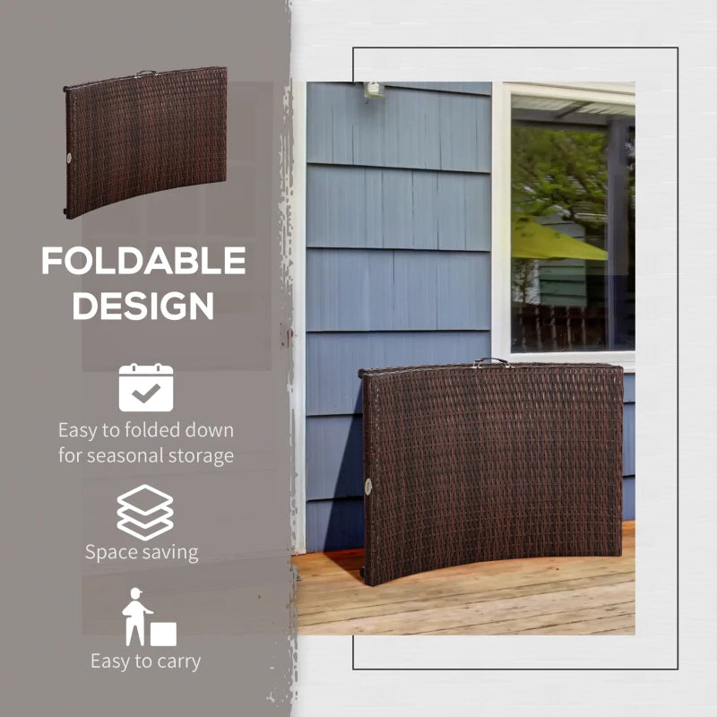 Cream White Rattan Folding Sun Lounger with Cushion and Pillow