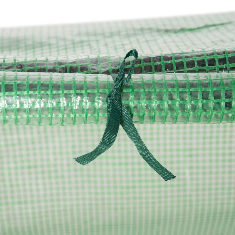 Green Outdoor Plant Grow House with Observation Windows, 180 x 60 x 60 cm