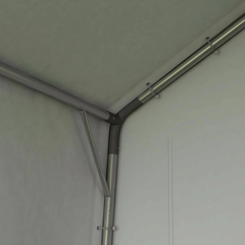 Grey Portable Outdoor Shed