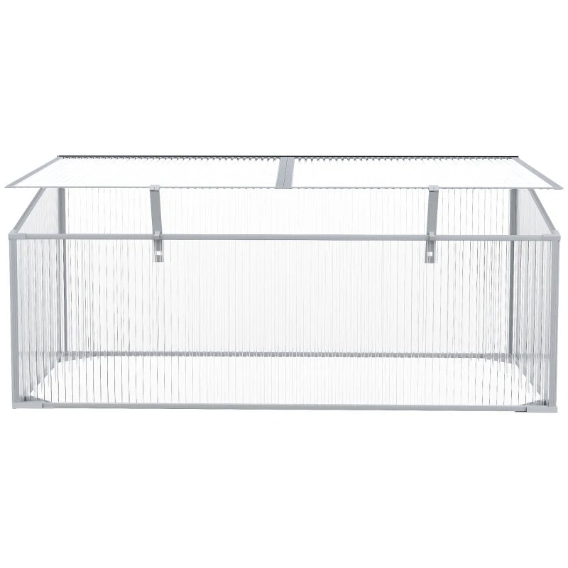 Green Polycarbonate Mini Greenhouse 99x60x44 cm