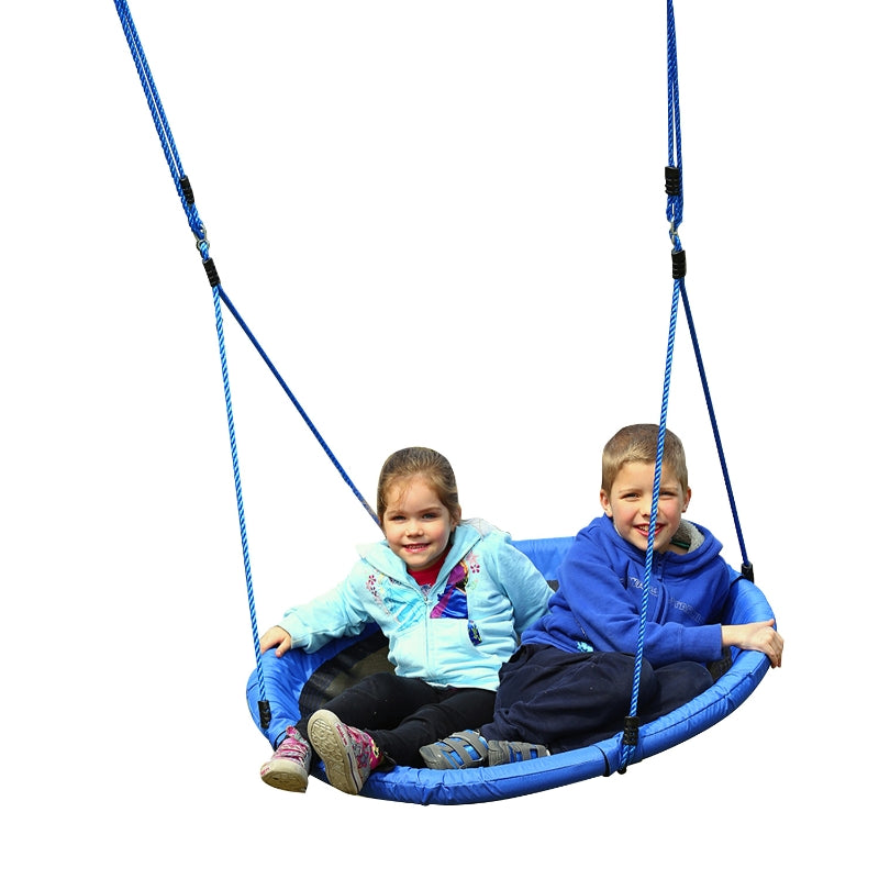 Blue Kid Nest Swing Seat 40 Inch for Outdoor and Indoor