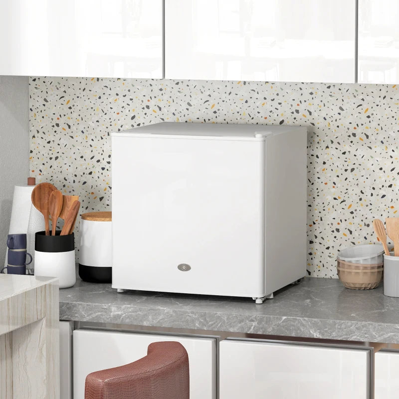 Compact 35L Mini Freezer -24°C to -14°C, Energy Efficient, Stylish White Design for Home or Office Storage