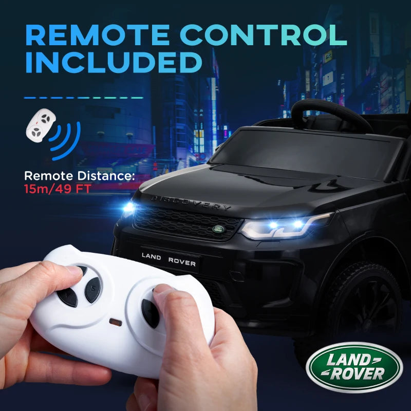 Licensed Land Rover Discovery Sport 12V Kids Ride On Car with Remote Control and Music