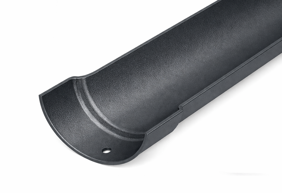 Alumasc 100mm (4") Half Round Cast Aluminium Gutter 1.83m length - One of 26 Standard Matt RAL colours TBC