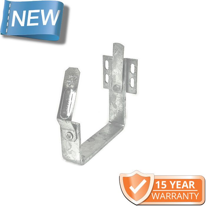 120x75mm Box Profile Galvanised Steel Fascia Bracket