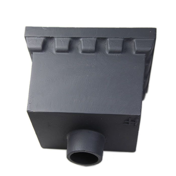 Hargreaves Cast Iron 65mm outlet H460D Castellated Rainwater Head 255mm - Primed