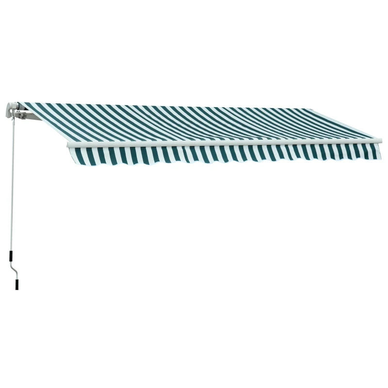 3m x 2.5m Striped Awning (Retractable)