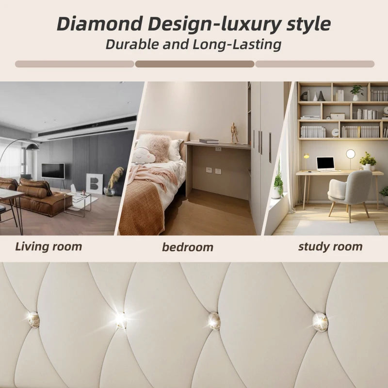 3 Seater Futon Bed with Fast Charging Ports and Removable Trundle for Overnight Guests Beige