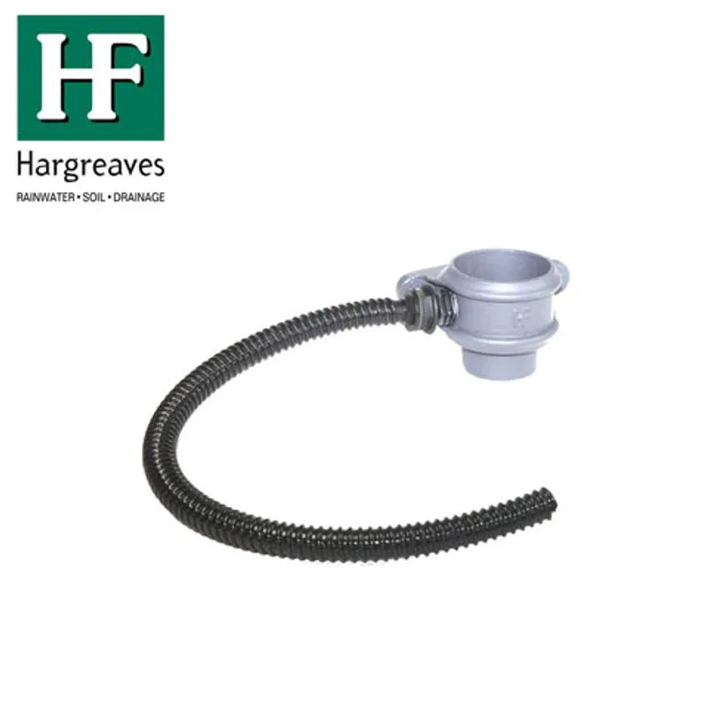 Hargreaves Cast Iron 65mm Plain Rainwater Diverter Kit - Primed