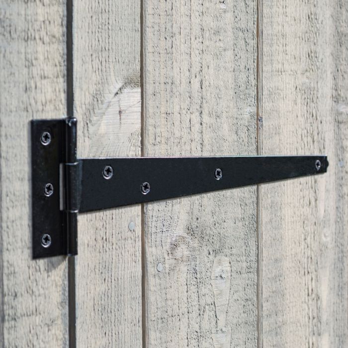 Heritage 4x3 Shed with Dark Grey Trim - Grey