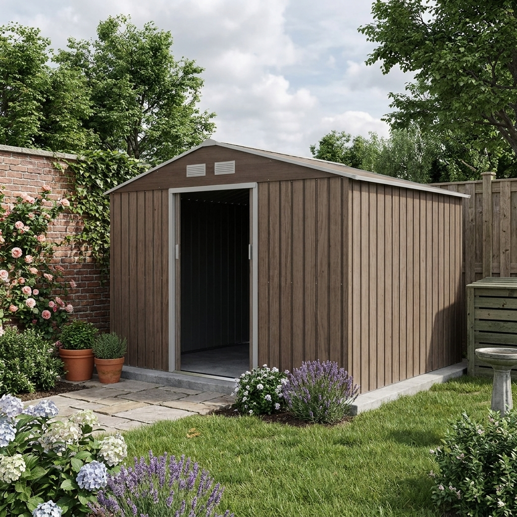 9ft x 6ft Storage Tool House with Vents