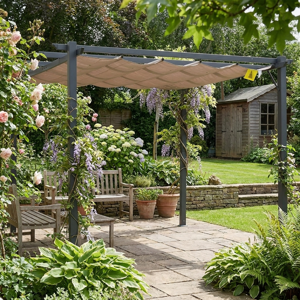 3m x 3m Aluminium Pergola