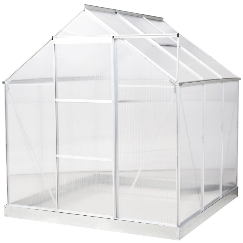 6ft x 6 ft Walk-In Polycarbonate Greenhouse