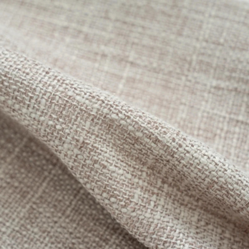 Upholstered Double Bed with Wireless Charging and Hydraulic Storage in Natural Linen Fabric