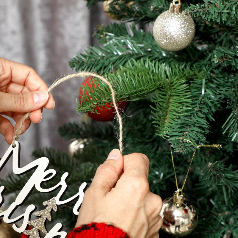 5ft Realistic Green Artificial Christmas Tree - Easy Assembly, Lifelike Branches for Holiday Decor